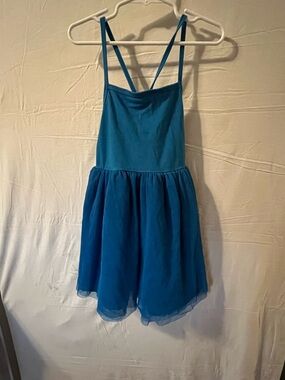 Wonderkids Bright Blue Spaghetti Strap Dress